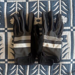 Rapha Black and Gray Cycling Glove - small